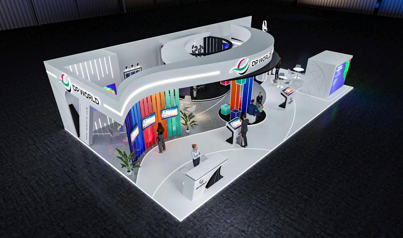 深圳广州展览会展台设计策划搭建效果图欣赏